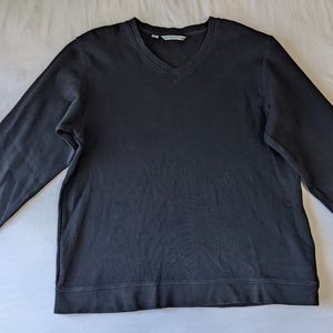 Cutter & Buck Men's V Neck Black Sweater